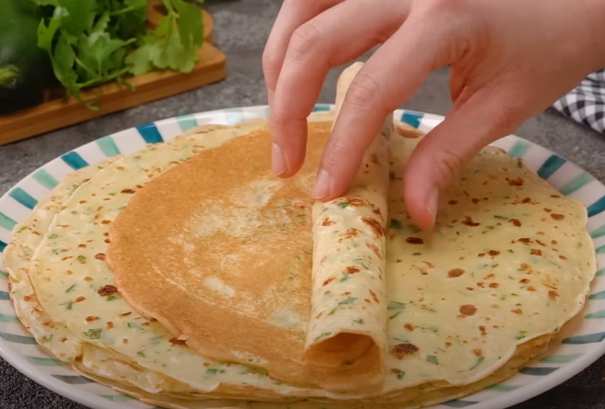 Börek Tadında Peynirli Krep Tarifi - 2